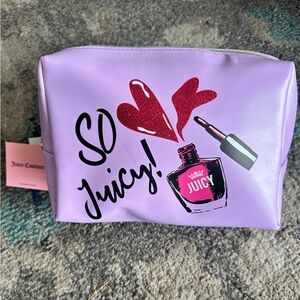NWT Juicy Couture cosmetic bag.